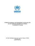UNHCR Geflüchtete aus der Arabischen Republik