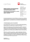 Caritas Stellungnahme Entfristung des Integrationsgesetzes