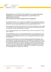 BUMF DatenaustauschfG