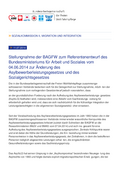 Zum Referentenentwurf des Bundesministeriums für Arbeit und Soziales vom 04.06.2014