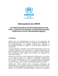 Zum Referentenentwurf des Bundesministeriums des Innern "Entwurf eines Gesetzes zur Neubestimmung des Bleiberechts und der Aufenthaltsbeendigung" 