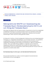 Zum Gesetzesentwurf des Freistaates Bayern (Bundesratsdrucksache 443/14) und zum Antrag des Freistaates Bayern