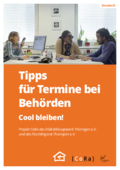 Broschüre: Tipps für Termine bei Behörden - Cool bleiben!