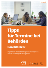 Broschüre: Tipps für Termine bei Behörden - Cool bleiben!