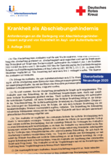Download der Broschüre "Krankheit als Abschiebungshindernis" (2020)