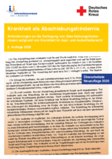 Link zur Broschüre "Krankheit als Abschiebungshindernis"