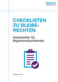 Checklisten zu Bleiberechten (September 2024)