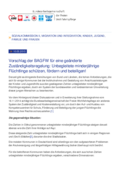 Vorschlag der BAGFW für eine geänderte Zuständigkeitsregelung: Unbegleitete minderjährige Flüchtlinge schützen, fördern und beteiligen!