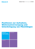 Zur Aufnahme, Wohnraumversorgung und Unterbringung von Flüchtlingen 